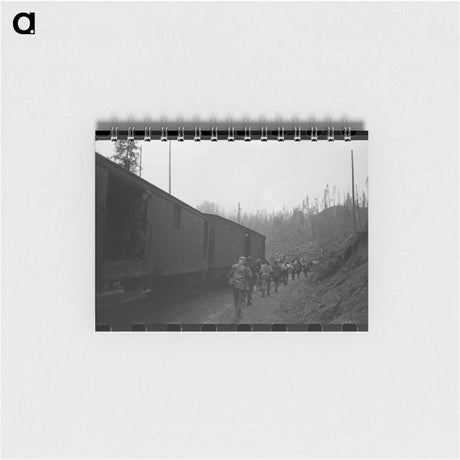 アートメモ帳-Lumberjacks Get Off the "Crummies"
 - ラッセル リー Memo.