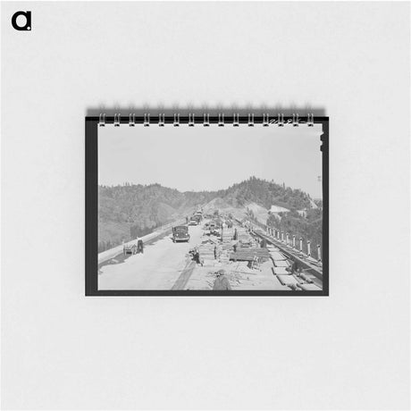 アートメモ帳-Pit River Bridge Construction
 - ラッセル リー Memo.