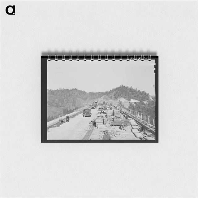アートメモ帳-Pit River Bridge Construction
 - ラッセル リー Memo.