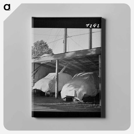 アートパネル-Wartime Auto Storage
 - ラッセル リー Canvas.