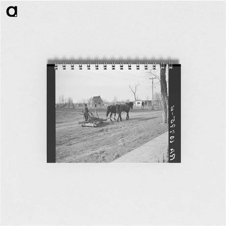 アートメモ帳-Horse-Drawn Mud Sled
 - ラッセル リー Memo.
