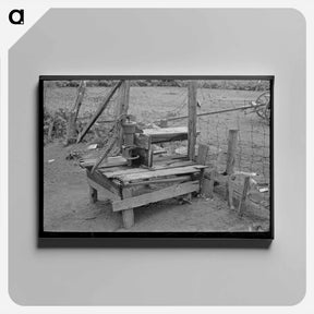 アートパネル-Sharecropper's Water Supply
 - ラッセル リー Canvas.
