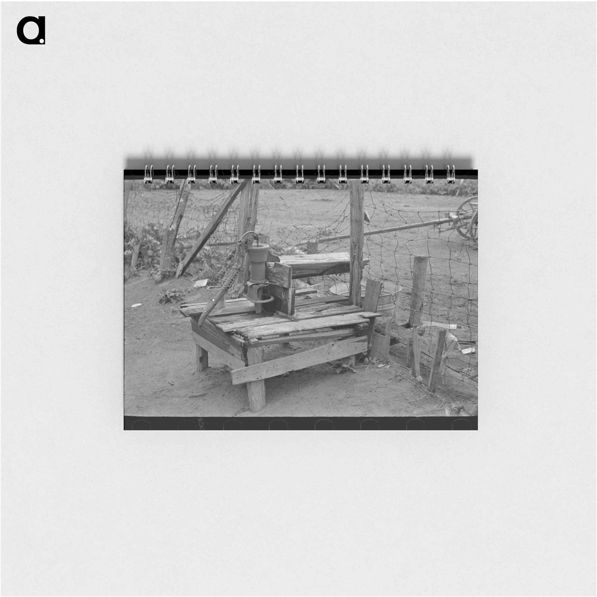 アートメモ帳-Sharecropper's Water Supply
 - ラッセル リー Memo.