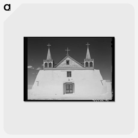 アートポストカード-Isleta Church
 - ラッセル リー Postcard.