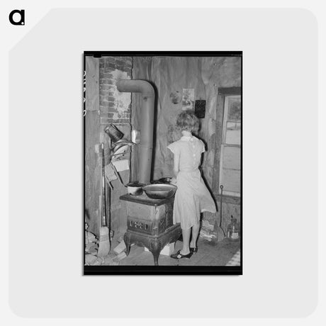 アートポストカード-Sharecropper's Daughter
 - ラッセル リー Postcard.