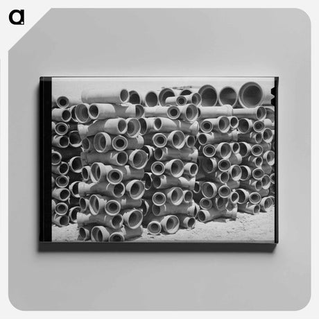 アートパネル-Sewer Tile, Kearney-Mesa Project
 - ラッセル リー Canvas.