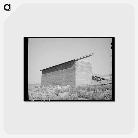 アートポストカード-Bulk Wheat Elevator
 - ラッセル リー Postcard.