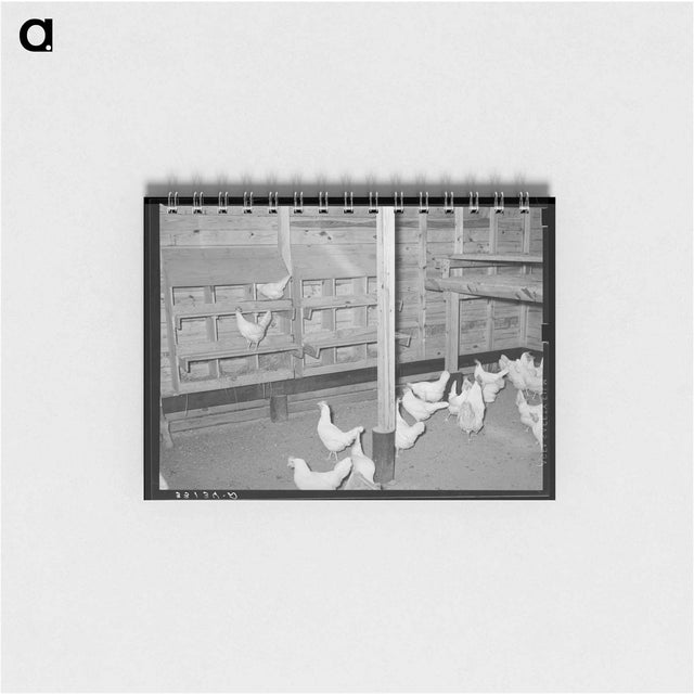 アートメモ帳-Chicken House on Sabine Farms
 - ラッセル リー Memo.