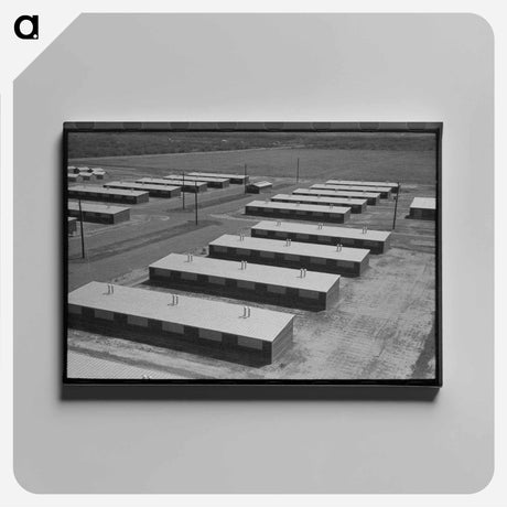 アートパネル-Migratory Camp Shelters
 - ラッセル リー Canvas.