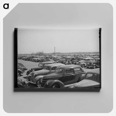 アートパネル-San Angelo Fat Stock Show Cars
 - ラッセル リー Canvas.