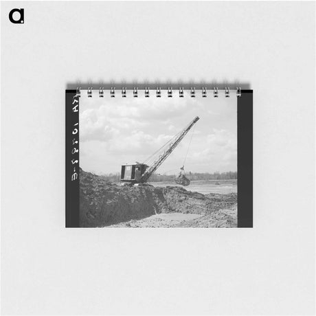 アートメモ帳-Steamshovel at Work
 - ラッセル リー Memo.