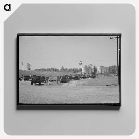 アートパネル-Distillery Loading
 - ラッセル リー Canvas.