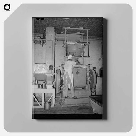 アートパネル-Dough Mixer, San Angelo
 - ラッセル リー Canvas.