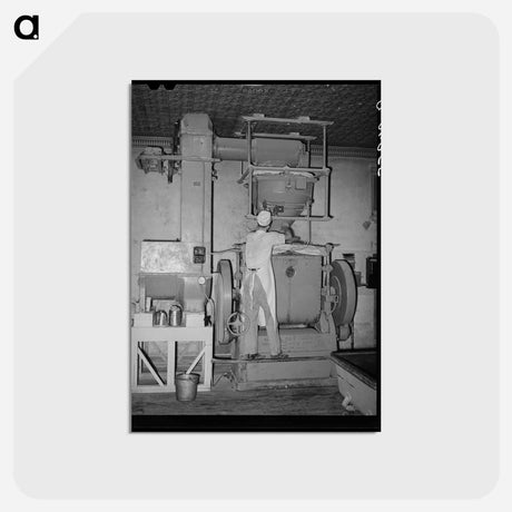 アートポストカード-Dough Mixer, San Angelo
 - ラッセル リー Postcard.