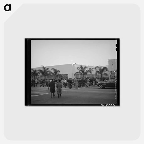 アートポストカード-Consolidated Aircrafts: San Diego Workers
 - ラッセル リー Postcard.