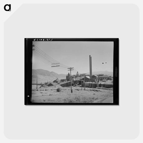アートポストカード-Anaconda Copper Mines
 - ラッセル リー Postcard.