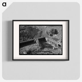 アートポスター-Shasta Dam Construction
 - ラッセル リー Poster.