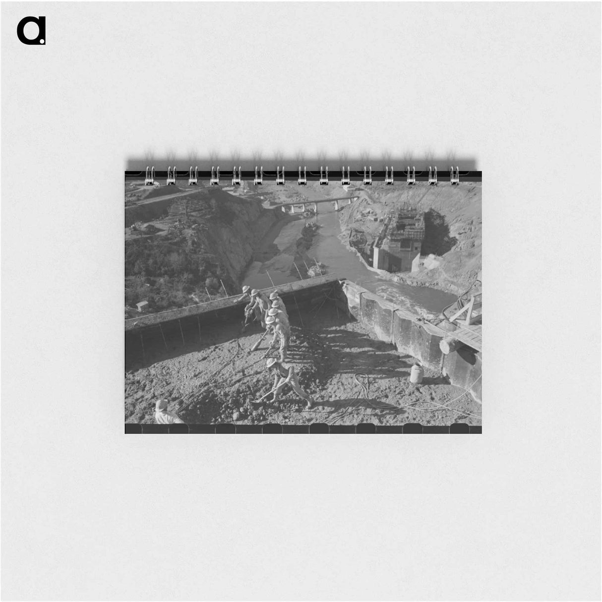 アートメモ帳-Shasta Dam Construction
 - ラッセル リー Memo.