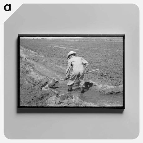 アートパネル-Makeshift Dam
 - ラッセル リー Canvas.