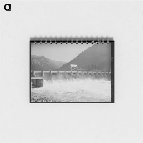 アートメモ帳-Bonneville Dam
 - ラッセル リー Memo.