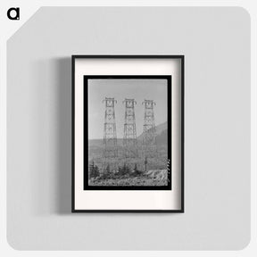 アートポスター-Crossing Towers, Bonneville Dam
 - ラッセル リー Poster.