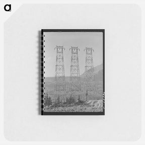 アートメモ帳-Crossing Towers, Bonneville Dam
 - ラッセル リー Memo.