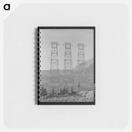 アートメモ帳-Crossing Towers, Bonneville Dam
 - ラッセル リー Memo.
