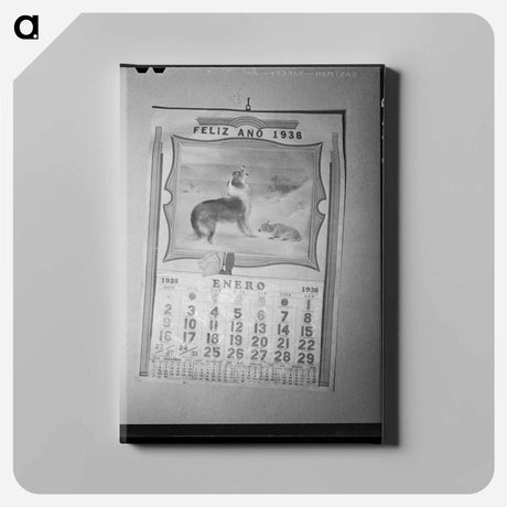 アートパネル-Spanish Calendar, Taos
 - ラッセル リー Canvas.