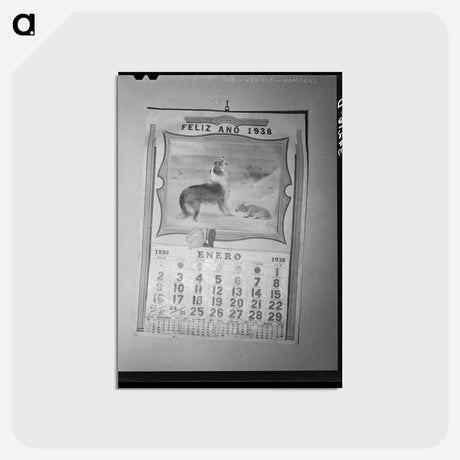 アートポストカード-Spanish Calendar, Taos
 - ラッセル リー Postcard.
