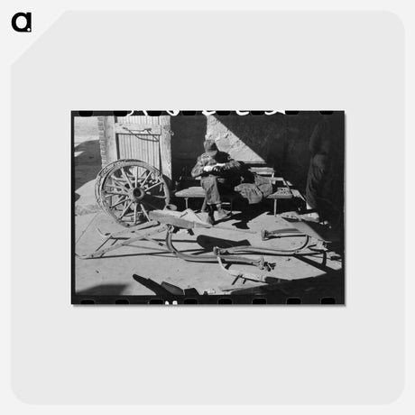 アートポストカード-Depew Blacksmith
 - ラッセル リー Postcard.