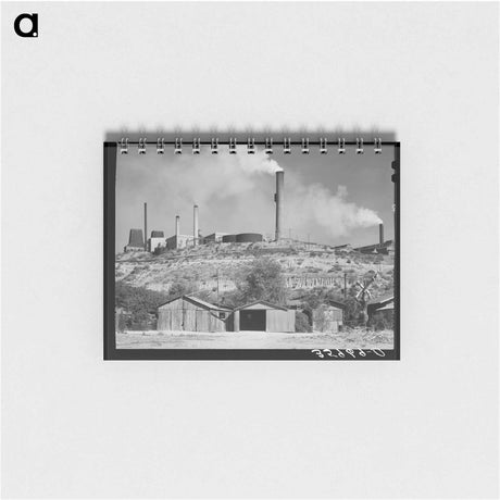 アートメモ帳-Copper Smelter, Miami, Arizona
 - ラッセル リー Memo.