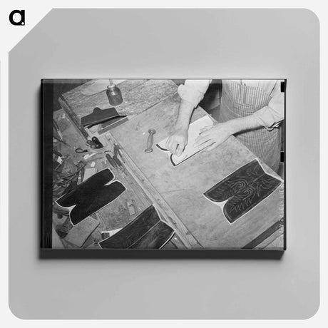 アートパネル-Boot Stitching Pattern
 - ラッセル リー Canvas.