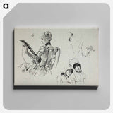 Dalinin kevätlaulu, luonnos - アルバート エーデルフェルト Canvas.
