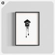 アートポスター-Cuckoo Clock Illustration
 - 大英図書館 Poster.