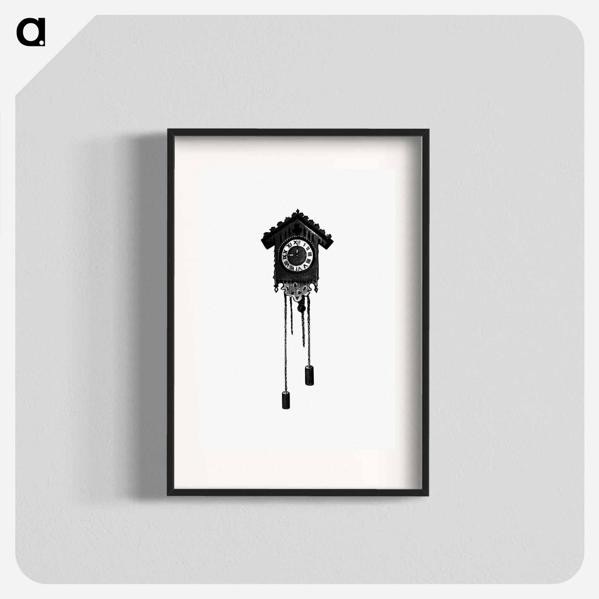 アートポスター-Cuckoo Clock Illustration
 - 大英図書館 Poster.