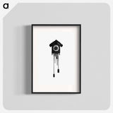 アートポスター-Cuckoo Clock Illustration
 - 大英図書館 Poster.