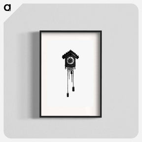 アートポスター-Cuckoo Clock Illustration
 - 大英図書館 Poster.