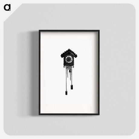 アートポスター-Cuckoo Clock Illustration
 - 大英図書館 Poster.