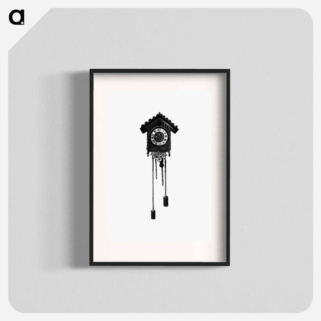 アートポスター-Cuckoo Clock Illustration
 - 大英図書館 Poster.