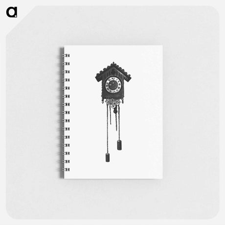 アートメモ帳-Cuckoo Clock Illustration
 - 大英図書館 Memo.