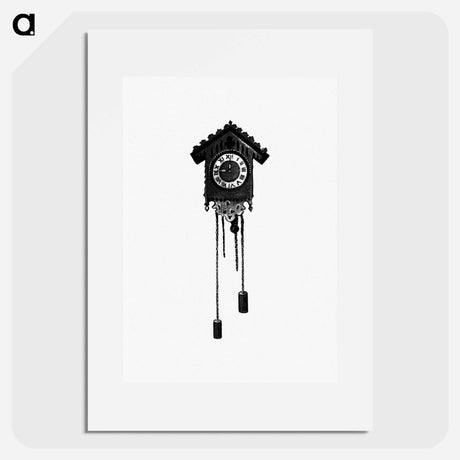 アートポスター-Cuckoo Clock Illustration
 - 大英図書館 Poster.