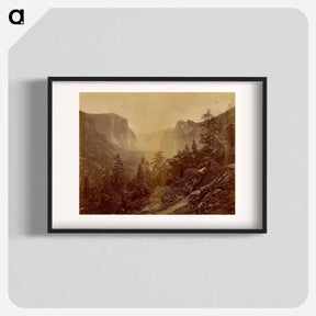 アートポスター-Yosemite Valley (Early Morning from Rock of the Moon)
 - エドワード マイブリッジ Poster.