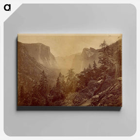 アートパネル-Yosemite Valley (Early Morning from Rock of the Moon)
 - エドワード マイブリッジ Canvas.