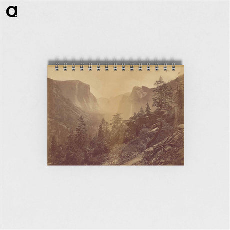 アートメモ帳-Yosemite Valley (Early Morning from Rock of the Moon)
 - エドワード マイブリッジ Memo.