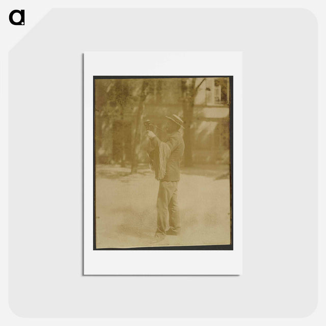 アートポストカード-Guitar Player
 - ウジェーヌ アジェ Postcard.