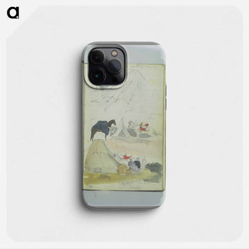 Arab Studies Camp - ウジェーヌ ドラクロワ Phone Case.