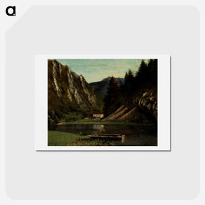 アートポストカード-Les Doubs A La Maison Monsieur - ギュスターヴ クールベ Postcard.