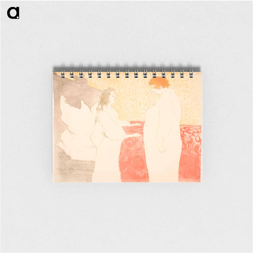 Femme au Lit, Profile, au Petit Liver - アンリ ド トゥールーズ ロートレック Memo.