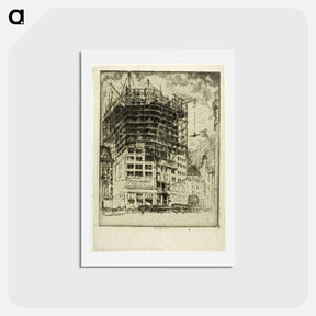 アートポストカード-Rebuilding Fifth Avenue
 - ジョセフ ペネル Postcard.