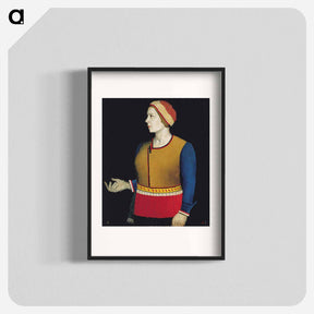 アートポスター-Portrait of Artist s Wife N.A. Malevich - カジミール マレーヴィチ Poster.